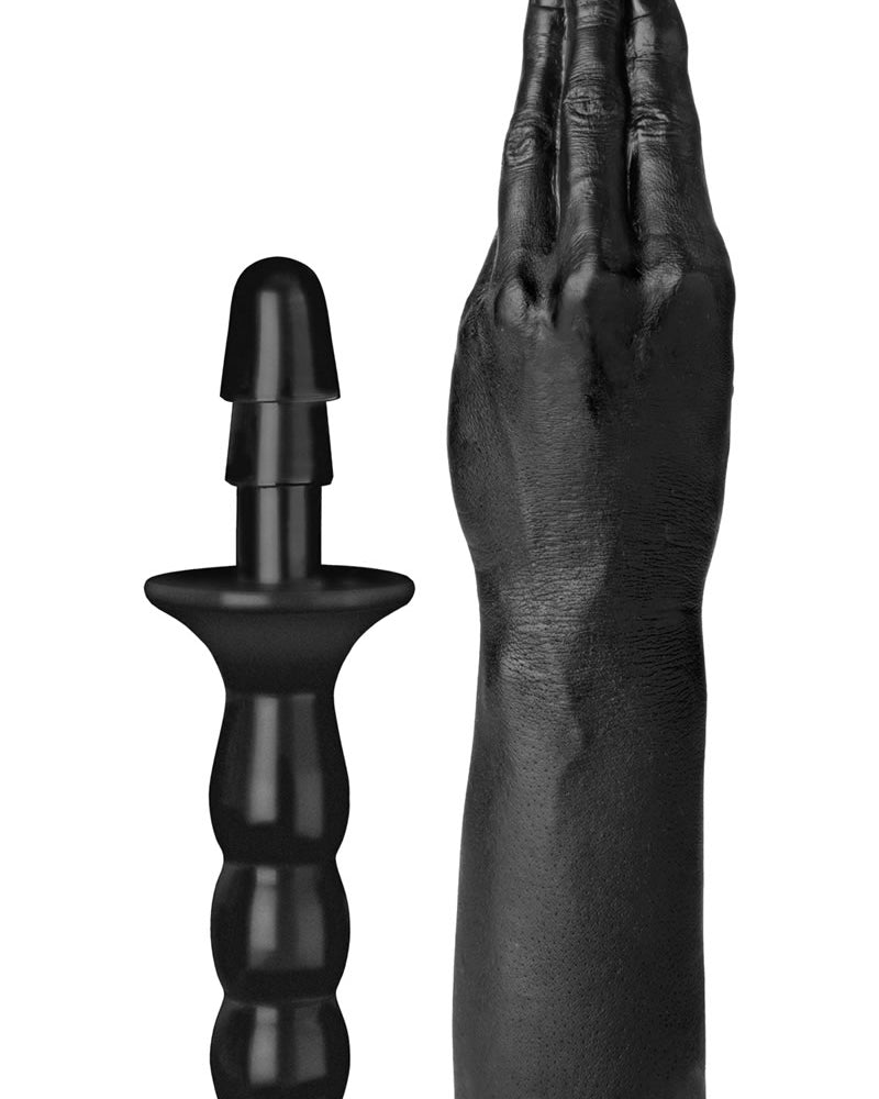 Mango en U con cerradura de mano TitanMen The Hand Vac, color negro