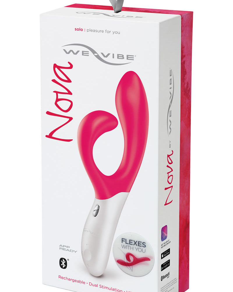 Vibrador de silicona We-Vibe Nova resistente al agua, color rosa