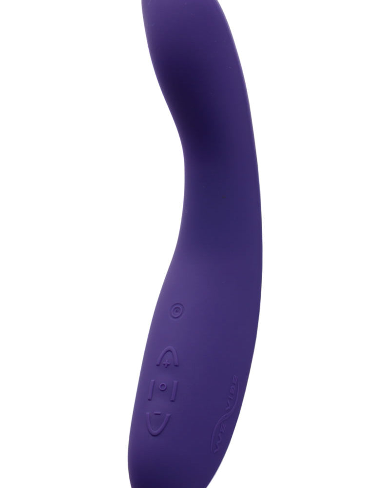 Vibrador recargable de silicona para punto G We-Vibe Rave, color morado