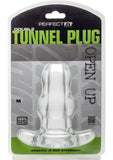 Perfect Fit Double Tunnel Plug Clear Medium