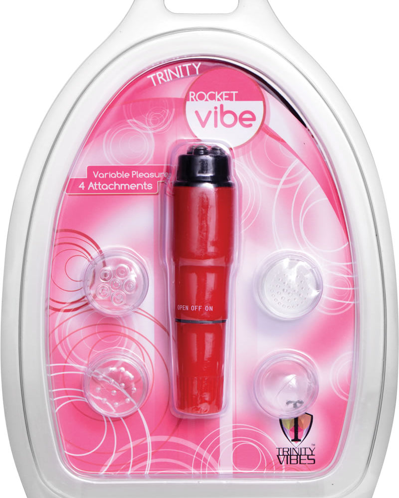 Vibrador Trinity Rocket Vibe rojo de Trinity Vibes
