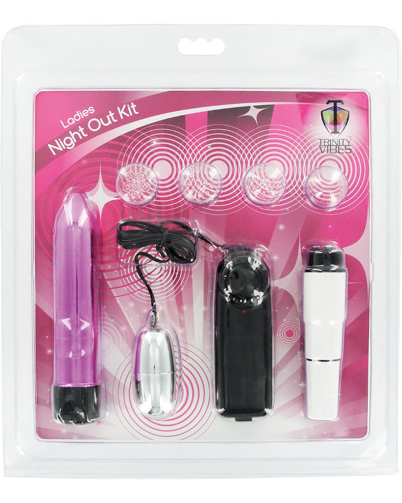 Kit de noche para damas Trinity Vibes en color rosa