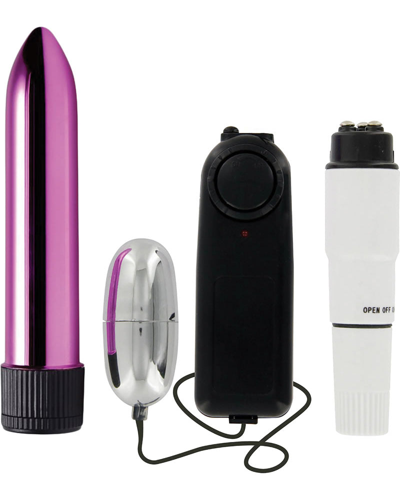 Kit de noche para damas Trinity Vibes en color rosa