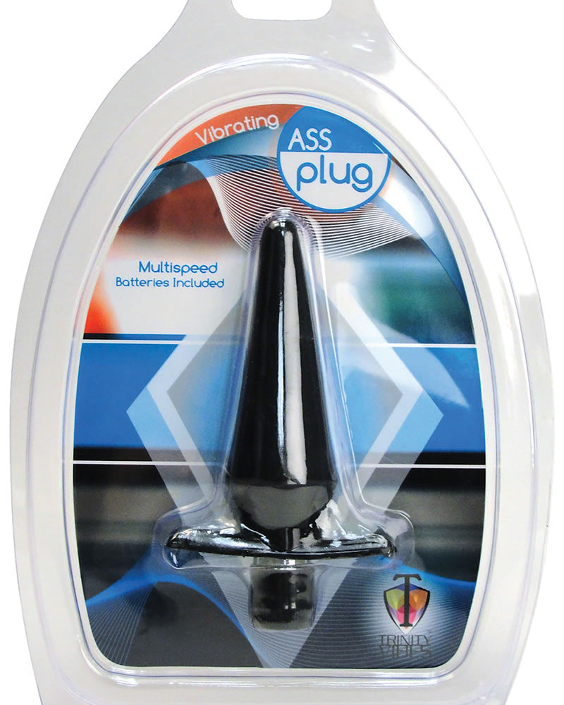 Tapón anal vibrador Trinity Vibes, color negro
