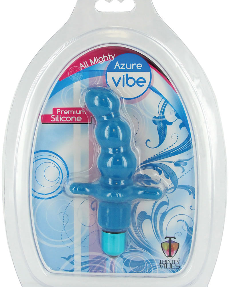 Vibrador de silicona azul Trinity Vibes All Mighty Azure
