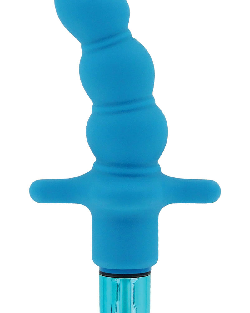 Vibrador de silicona azul Trinity Vibes All Mighty Azure