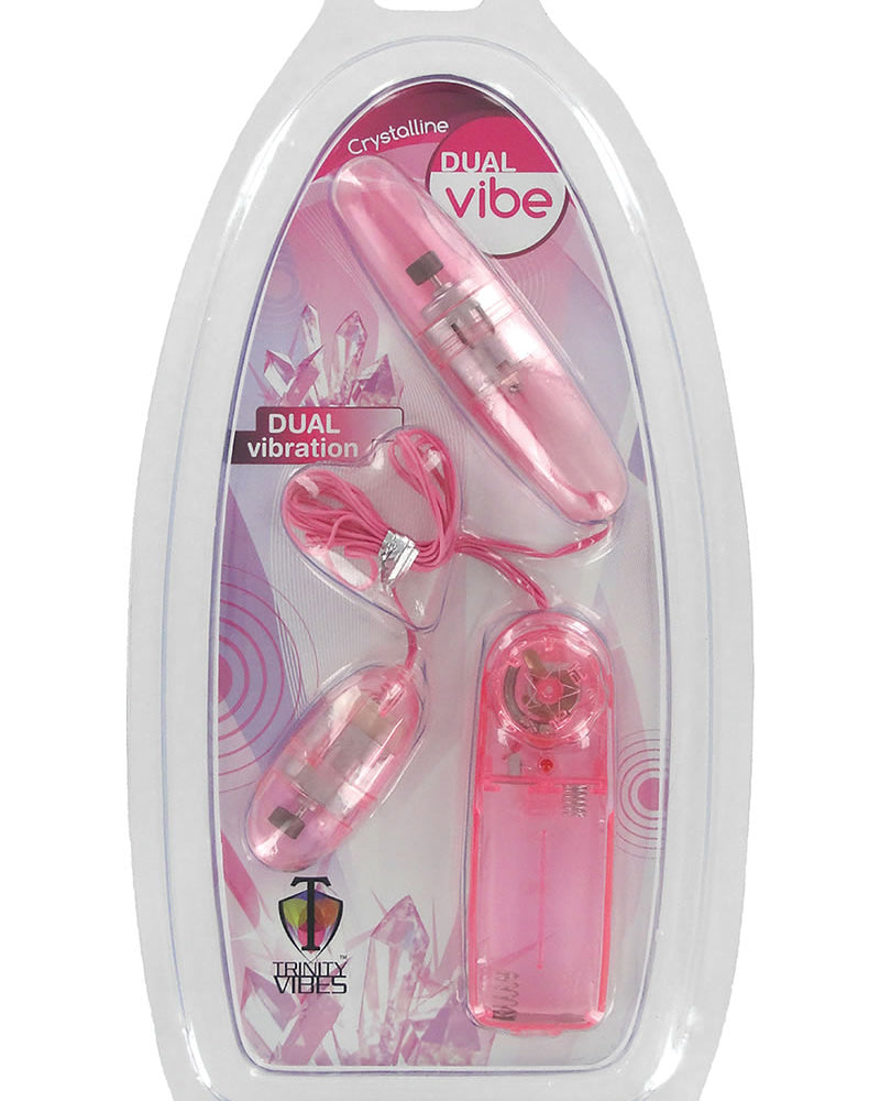 Trinity Vibes Crystalline Dual Bullet Vibe Pink