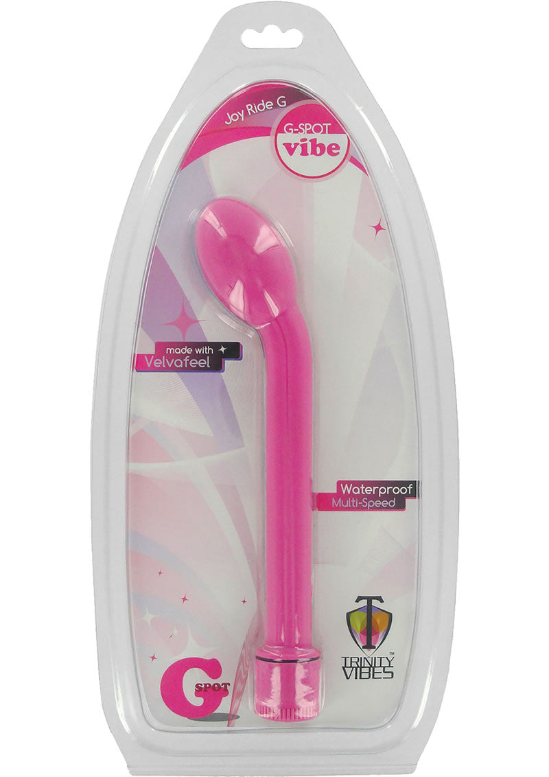 Vibrador impermeable para punto G Joy Ride de Trinity Vibes, color rosa