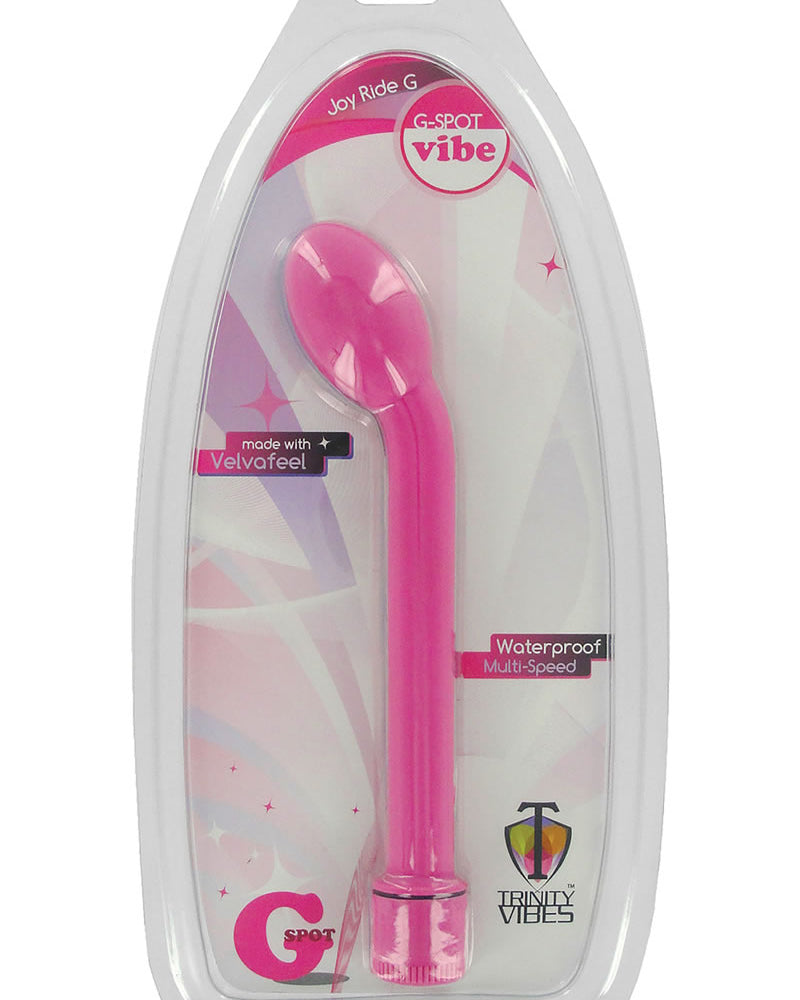 Vibrador impermeable para punto G Joy Ride de Trinity Vibes, color rosa