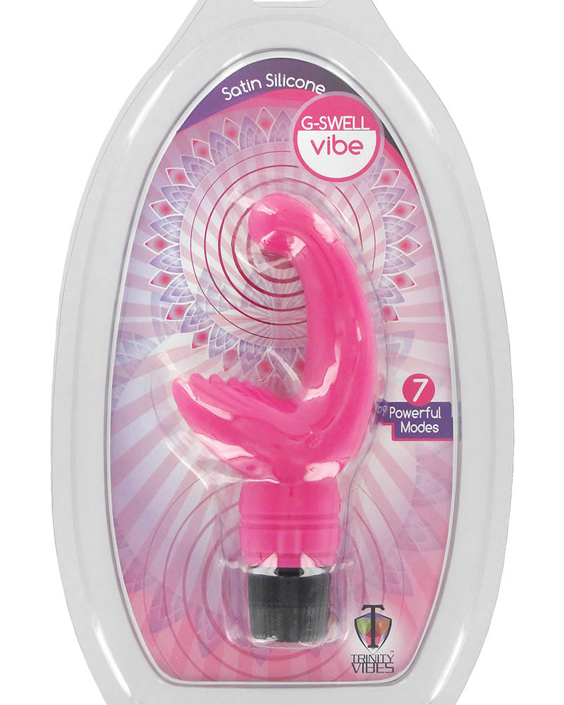 Vibrador G Swell de silicona satinada Trinity Vibes rosa