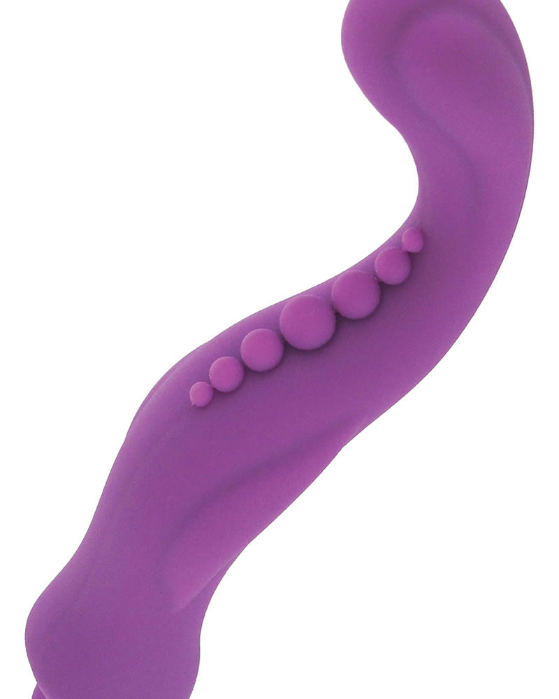 Vibrador de punto G de silicona Vogue Inmi G, resistente al agua, morado, 6 pulgadas