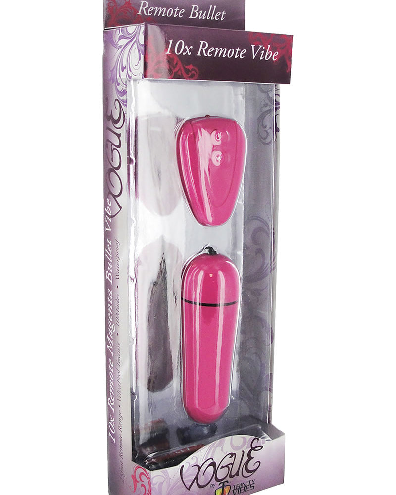 Huevo remoto Vogue 10x resistente al agua, color rosa