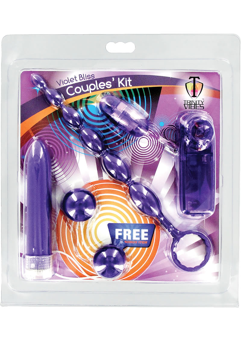 Kit para parejas Trinity Vibes Violet Bliss morado