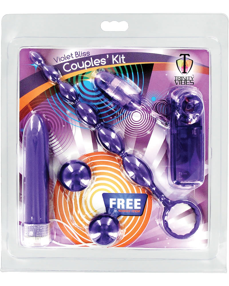 Kit para parejas Trinity Vibes Violet Bliss morado