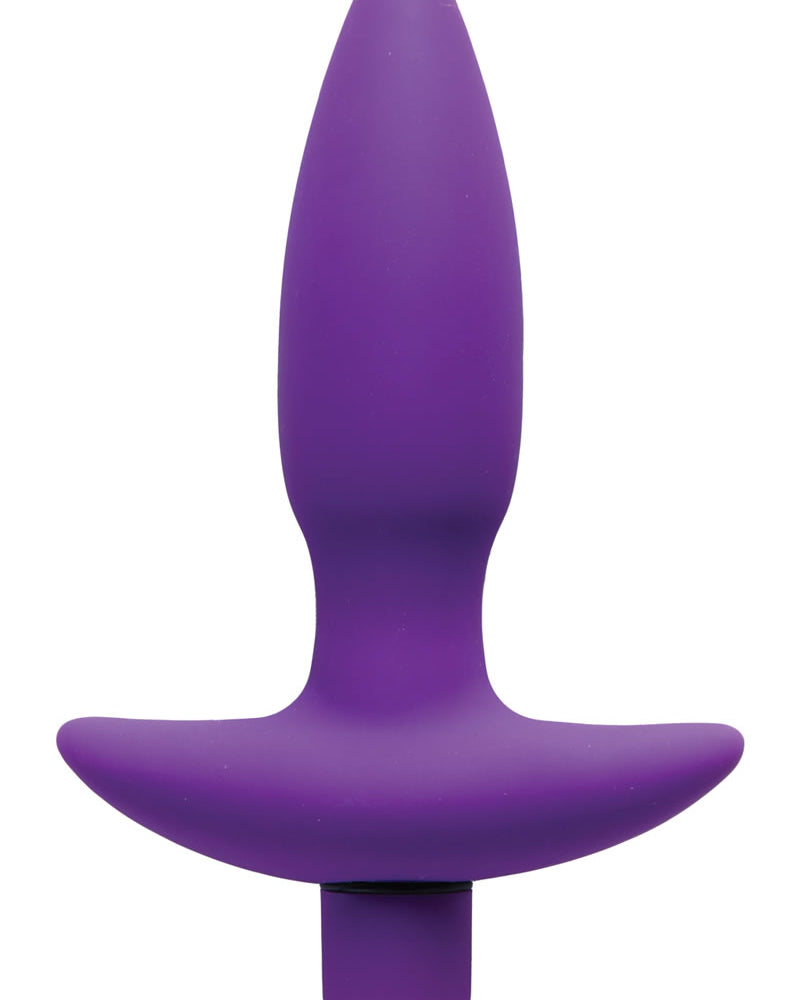 Vogue Aria Silcone Anal Plug Waterproof Purple Small 6 Inch