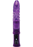 Vibrador de conejo Trinity Vibes Super 8 Mode de 9 pulgadas en color morado