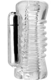 Palm-tec Vibe Tube Vibrating Stroker Clear 5 Inch