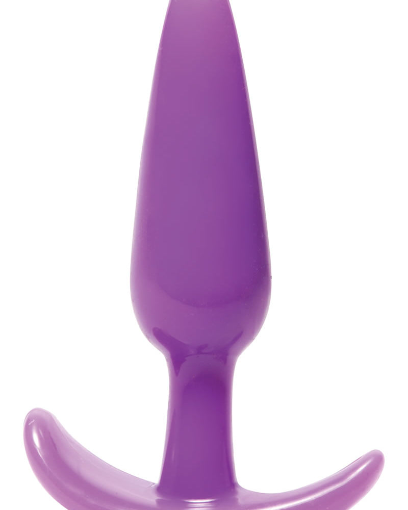 Tapón anal de iniciación Trinity Vibes Plum Drop de 4,5 pulgadas en color morado