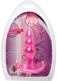 Trinity Vibes Bubbles Starter Anal Plug Pink 4.25 Inch