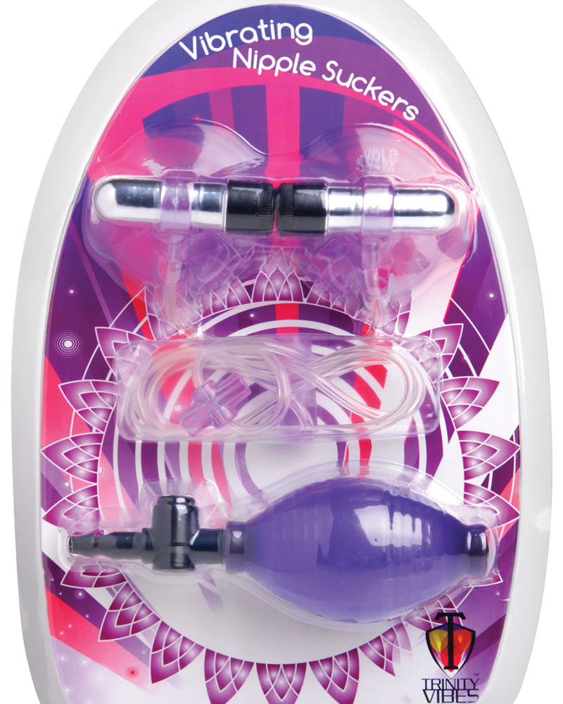 Succionador de pezones vibrador Trinity Vibes morado