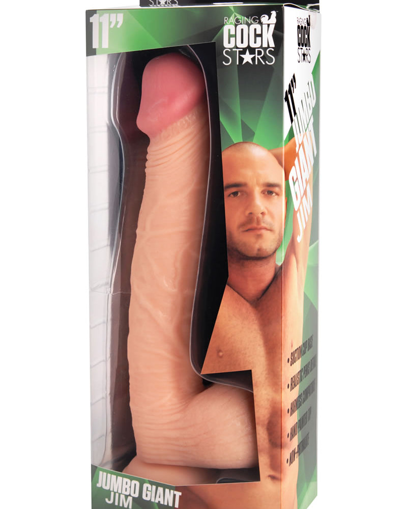 Raging Cock Stars Jumbo Giant Jim Flesh 11 Inch