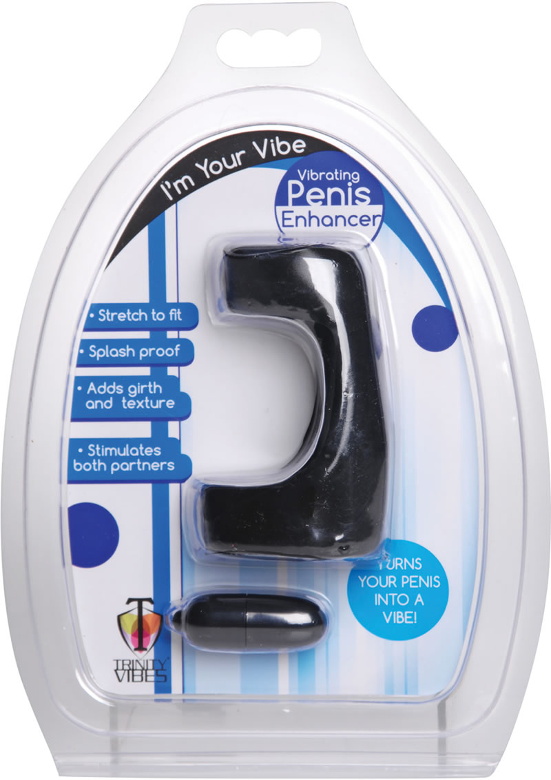 Trinity Vibes Your Vibe Penis Enhancer Black 4 Inch