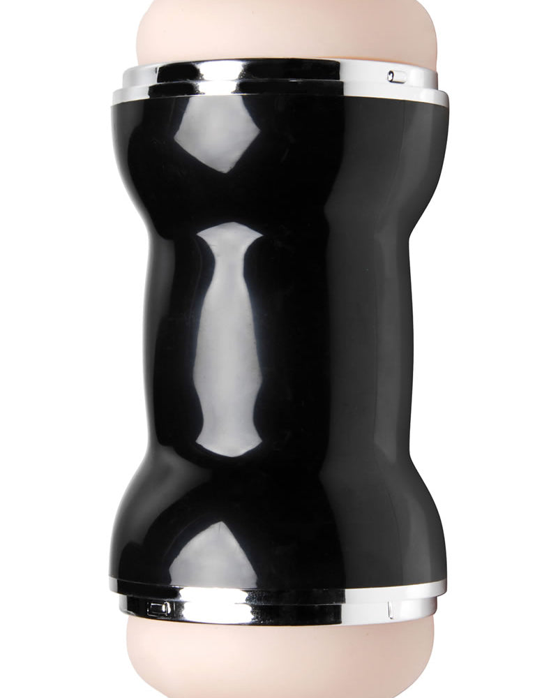 Anika - Masturbador de doble punta Love Stroker de 8 pulgadas color carne