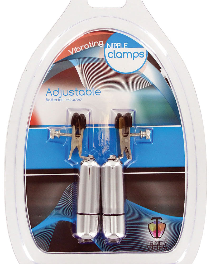 Trinity Vibes Vibrating Nipple Clamps With Bullets