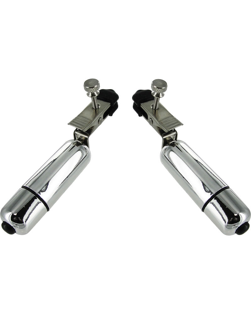 Trinity Vibes Vibrating Nipple Clamps With Bullets