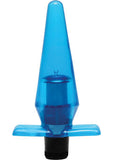 Trinity Vibes Mini Butt Plug Waterproof Vibe Blue