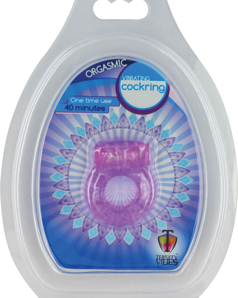 Orgasmic Disposible Vibrating Cockring Purple