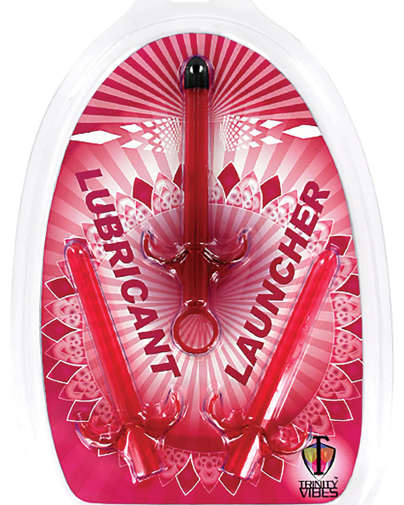 Lanzadores de lubricante Trinity Vibes 3 de color rojo