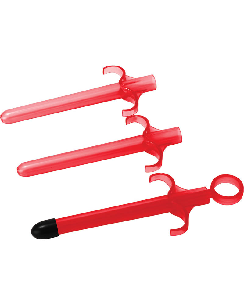 Lanzadores de lubricante Trinity Vibes 3 de color rojo