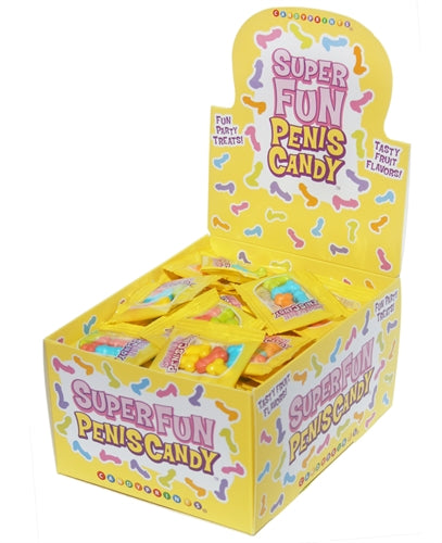 "Super Fun Penis Candy - 100 Piece p.o.p Display - 3g Bags CP-692"