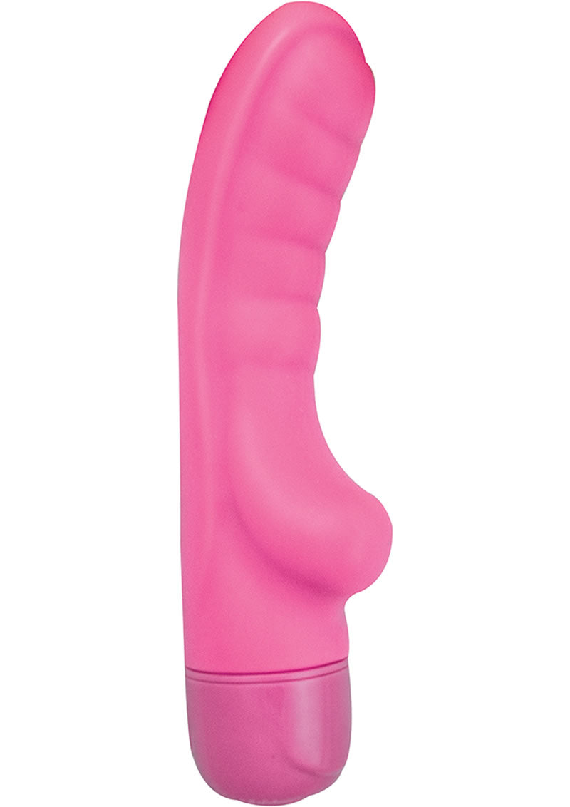 Intensifi Tes Silicone Vibe Waterproof Pink 7.75 Inch