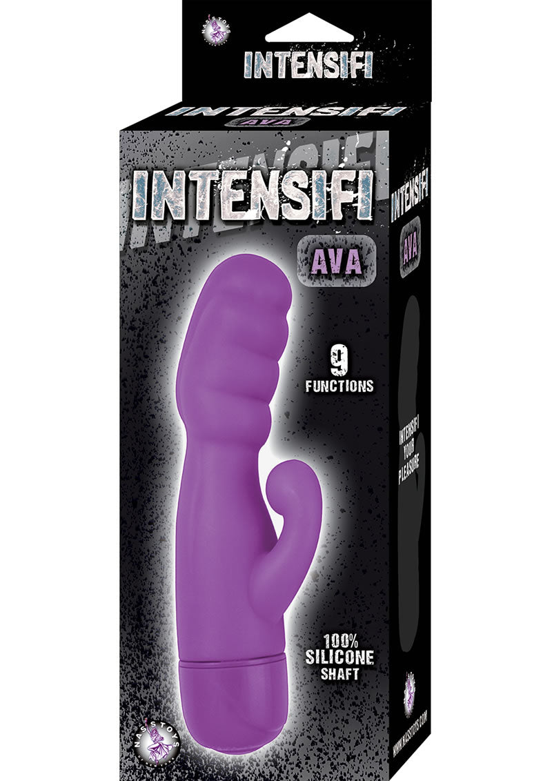 Intensifi Ava Silicone Vibe Waterproof Purple 7.5 Inch