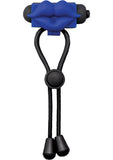 Maxx Men Blue Lips Vibrating Silicone Cocktie Waterproof Blue