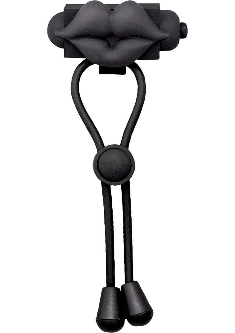 Ram Vibrating Kiss Silicone Cocktie Waterproof Black