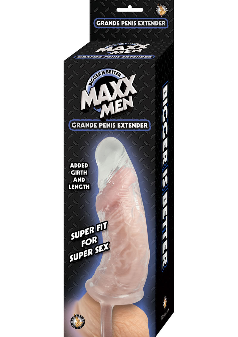 Extensor de pene Maxx Men Grande transparente