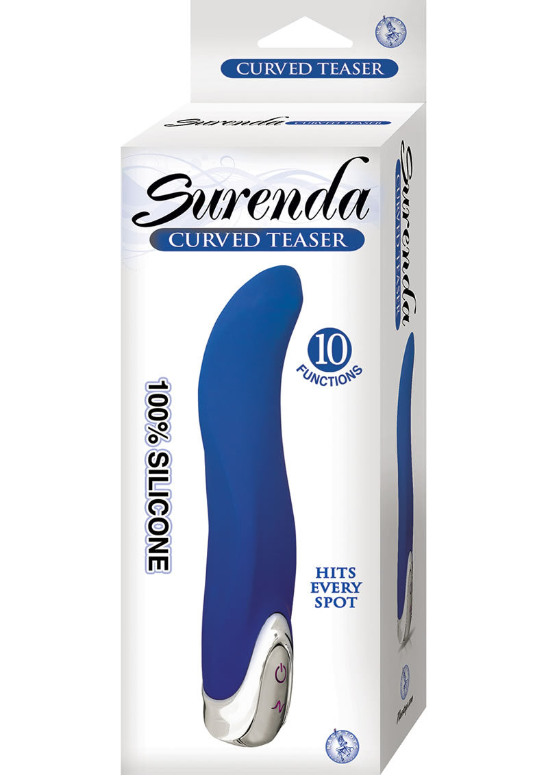 Surenda - Teaser curvo de silicona resistente al agua, color azul, 7 pulgadas