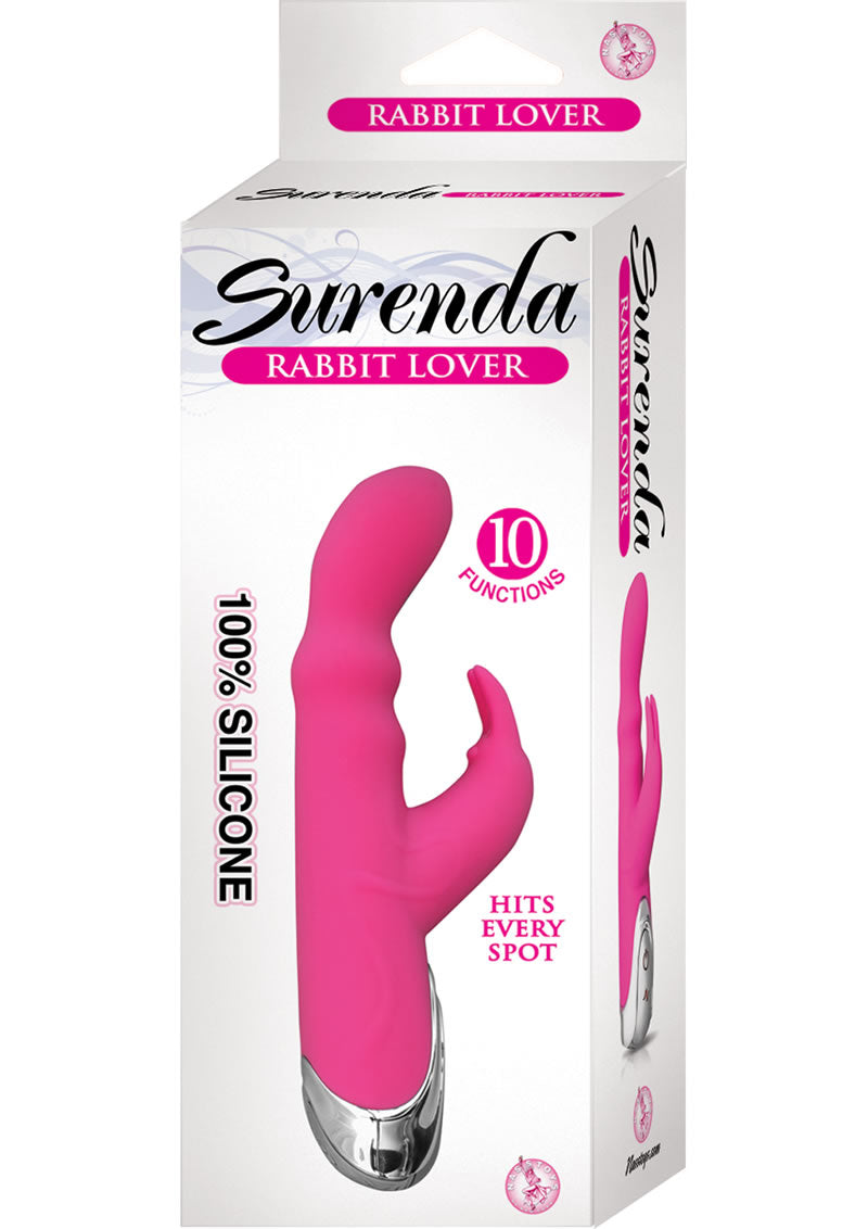 Surenda Silicone Rabbit Lover Waterproof Pink 6.5 Inch