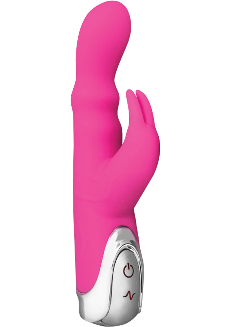 Surenda Silicone Rabbit Lover Waterproof Pink 6.5 Inch