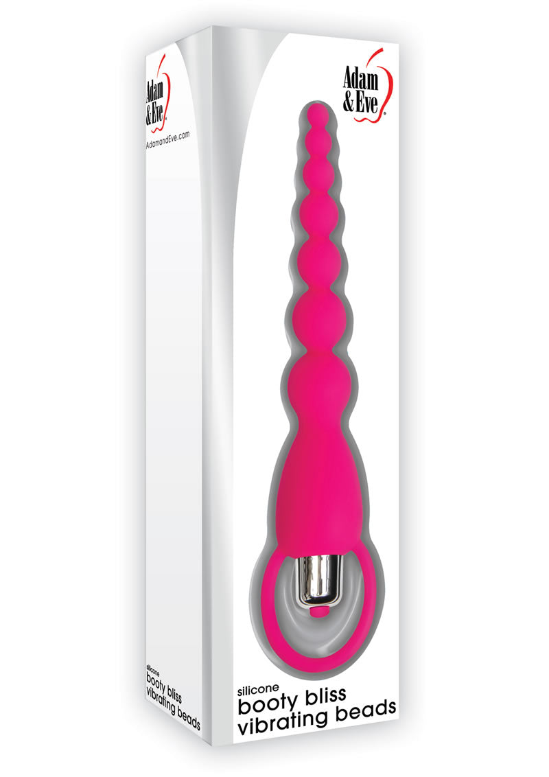 Adán y Eva - Perlas vibradoras de silicona Booty Bliss resistentes al agua - Rosa