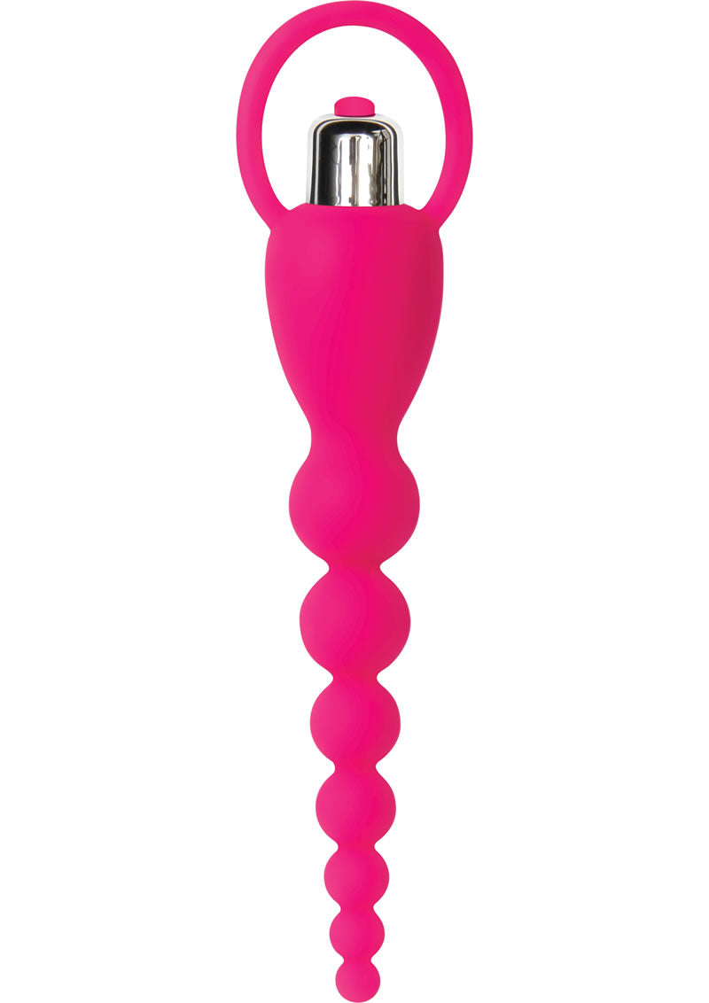Adán y Eva - Perlas vibradoras de silicona Booty Bliss resistentes al agua - Rosa