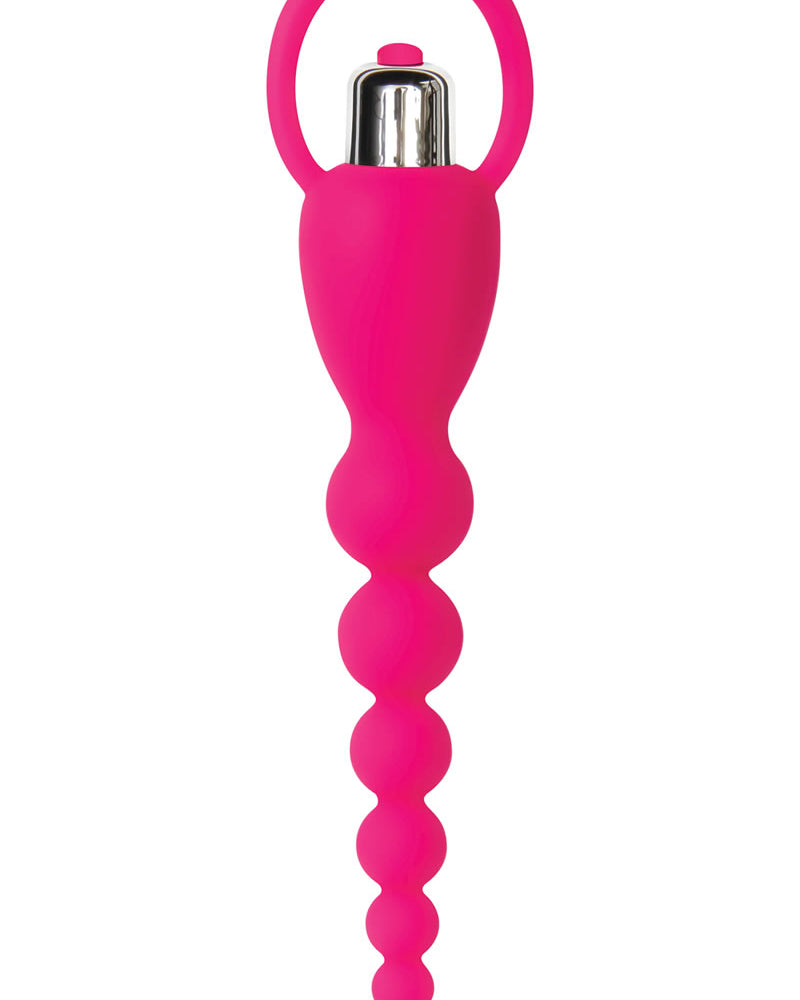Adam and Eve - Booty Bliss Silicone Vibrating Beads Waterproof - Pink