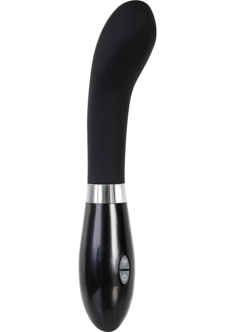 Adán y Eva - Vibrador masajeador de silicona Magic G resistente al agua - Negro