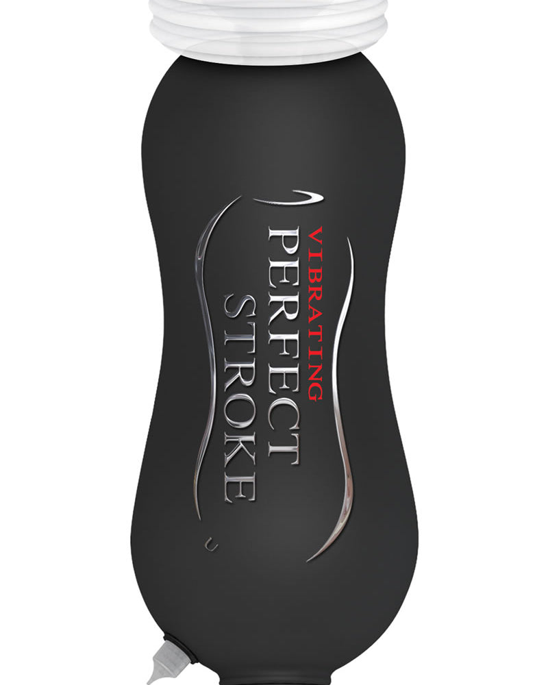 Zero Tolerance Vibrating Perfect Stroke Masturbator Black