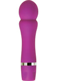 Vibrador de querubín de silicona resistente al agua morado de la colección Angel Evolved