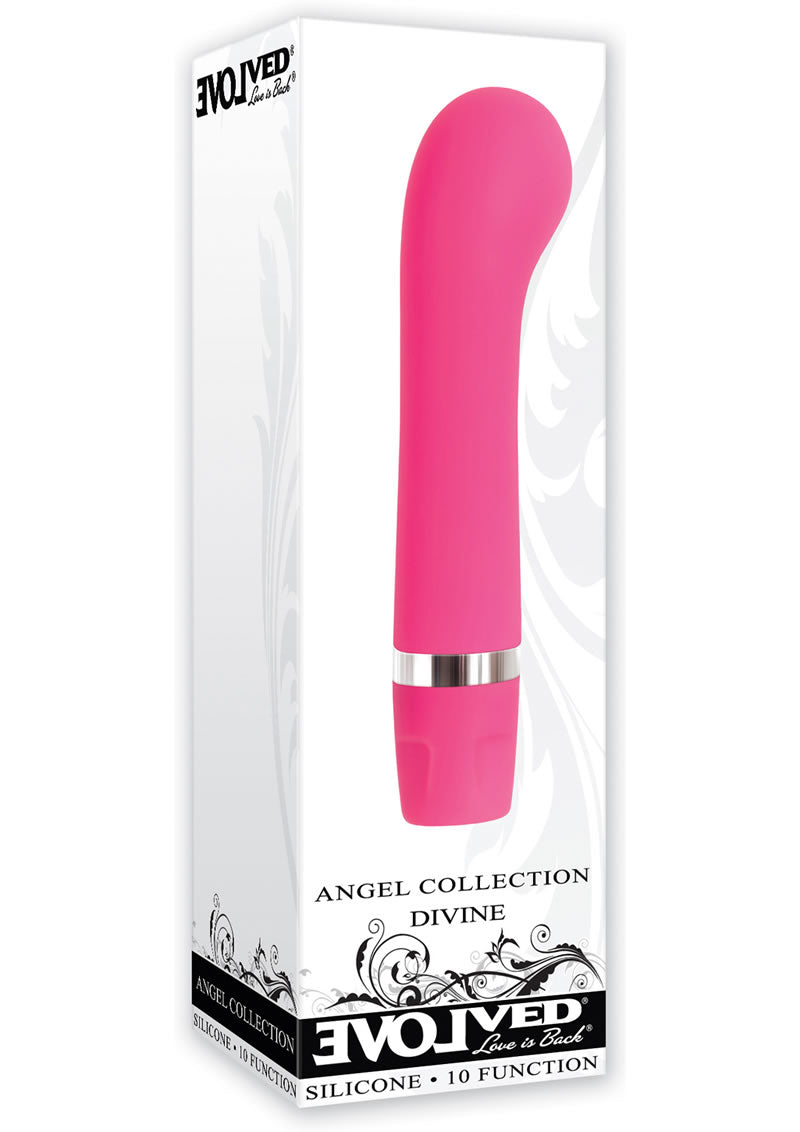 Adam and Eve - Angel Collection Divine Silicone G-Spot Vibe Waterproof - Pink