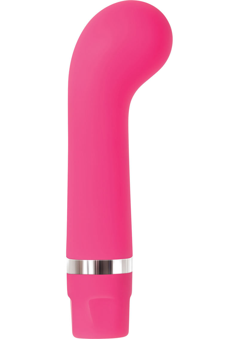 Vibrador de silicona para punto G resistente al agua de la colección Angel de Adán y Eva - Divine - Rosa